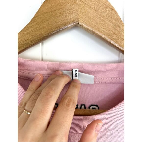 Ganni Software Recycled Cotton‎ Blend Jersey T Shirt Dress Lilac XS Oversized - Picture 4 of 12